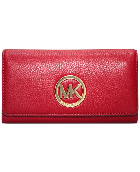 red michael kors wallet|Michael Kors bifold wallet women's.